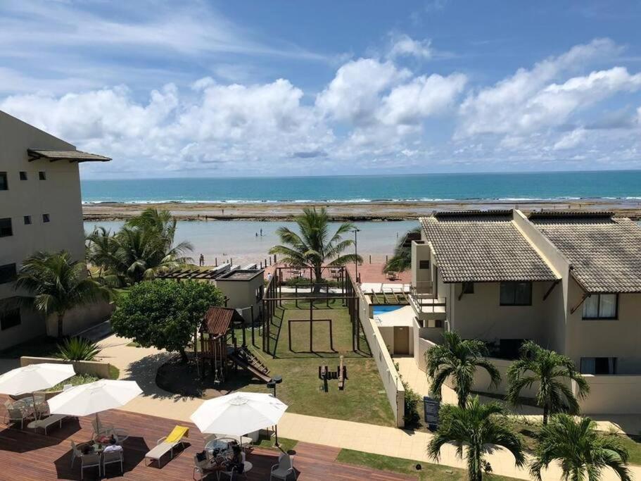 Apt Beira Mar Em Muro Alto Ao Lado Do Nanai Pôrto das Galinhas Exterior foto
