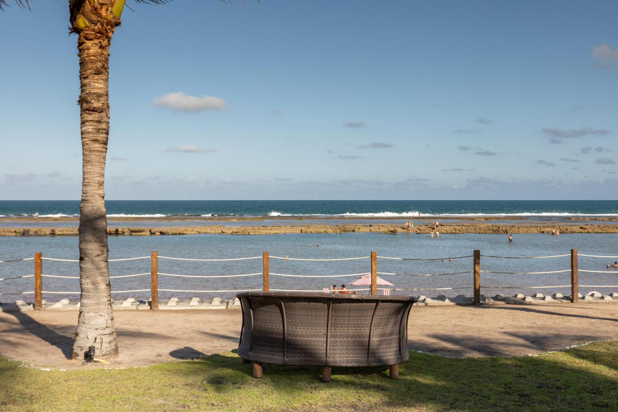 Apt Beira Mar Em Muro Alto Ao Lado Do Nanai Pôrto das Galinhas Exterior foto